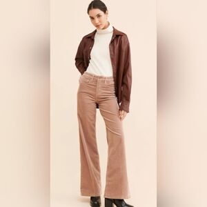 Good American Corduroy GOOD SKATE Flax Pants Sz 4 OR 6 Inseam 33